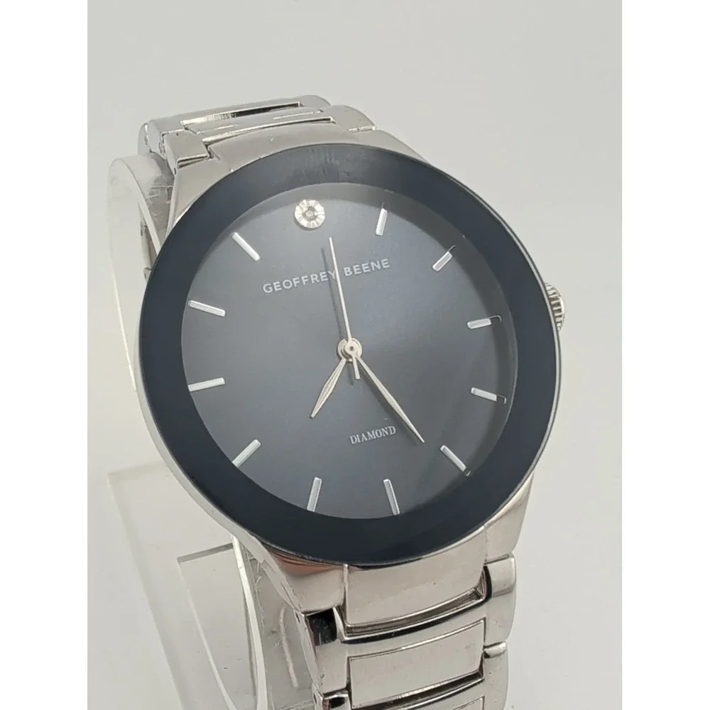 Geoffrey Beene Men's Watch 39mm Case Blue Dial 6.25